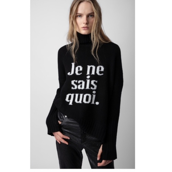 Zadig & Voltaire Alma Je Ne Sais Quoi Sweater. - Picture 1 of 9